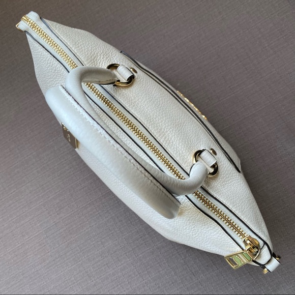 SOLD - Coach Mini Emma Satchel (F31466) Chalk - Picture 11 of 15